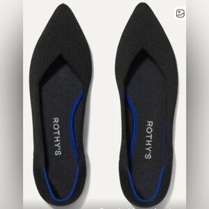 Rothy's the point Black Women's Flats 8.5